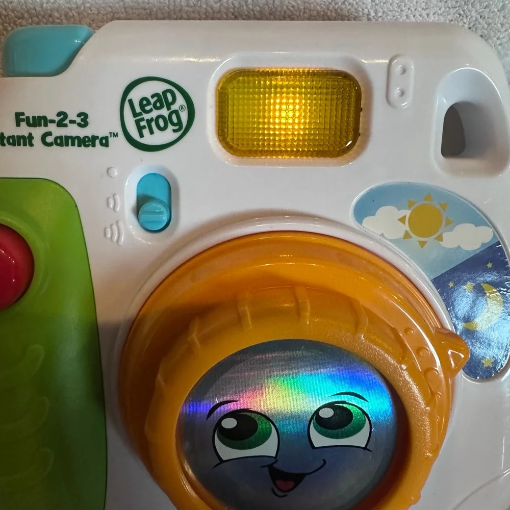 EUC Leapfrog Fun-2-3 Instant Camera Toy Age 12M+ Interactive Tested/Works